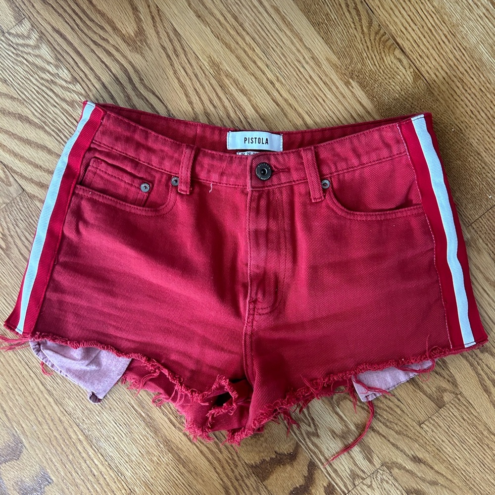 Red Pistola Shorts